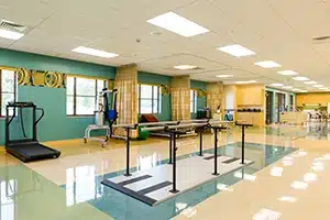 The rehab gym at Dublin