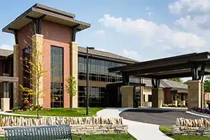 A courtyard at Dublin
