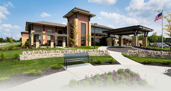 The front entrance to Dublin Post Acute